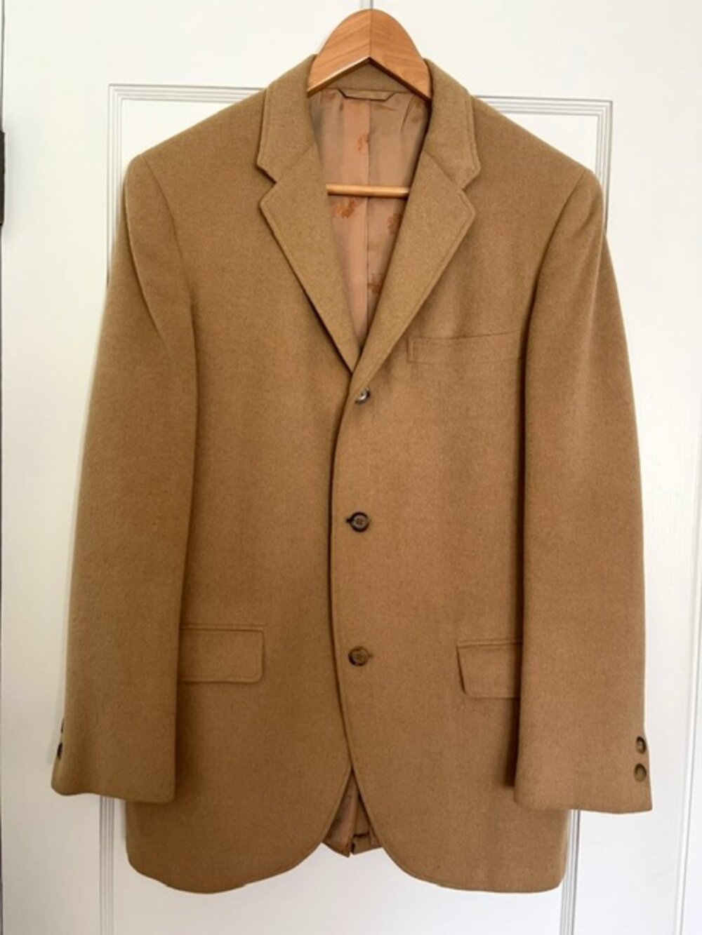 Vintage Stroock Camel Hair Blazer | Size Women's Large Men's Medium